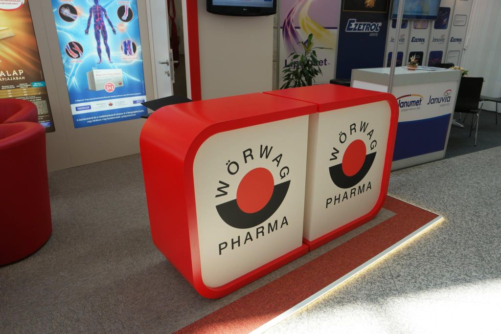 Wörwag Pharma egyedi standja